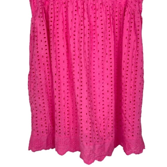 MUSTARD SEED Pink Eyelet Baby Doll Romper, EUC - Picture 11 of 14